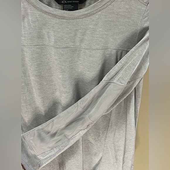 A|X ARMANI EXCHANGE Gray Long sleeve Women’s Medium Top - Picture 4 of 8